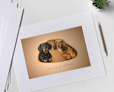 Chic Shapes - 2 Pets, Mount Only