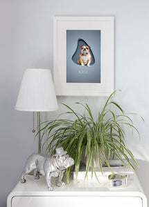 Chic Shapes - 1 Pet, Framed