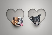 Load image into Gallery viewer, Two Hearts and Two Pets Mount Only