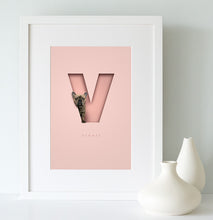 Load image into Gallery viewer, Pets in Letters Framed