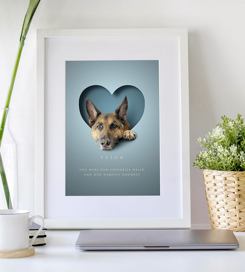 Heartfelt Single Image Framed